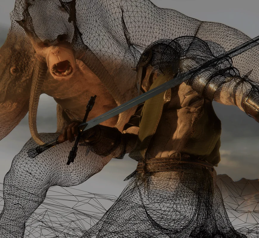 Mesh LOD demonstration model