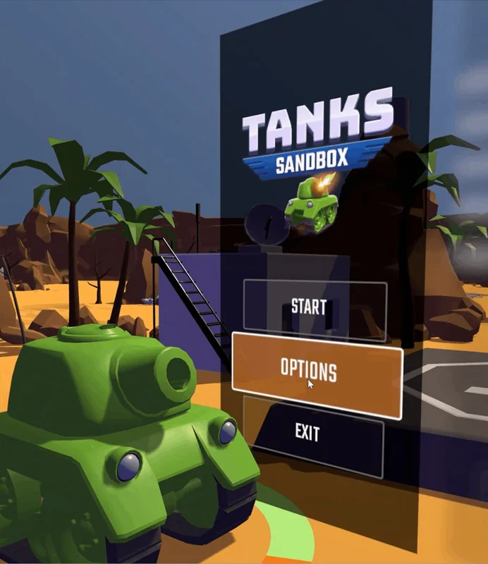 World-space interface positioned inside a 3D scene