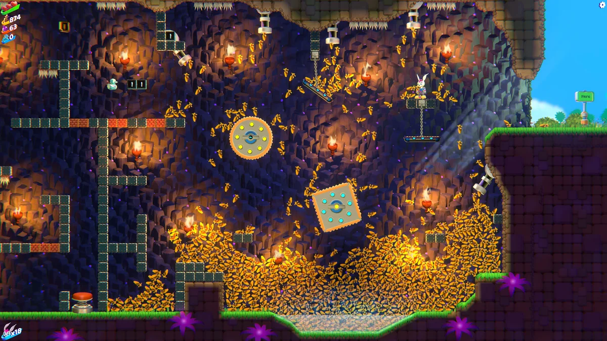 Physics Core 2D demonstration with thousands of sprites