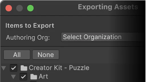Unity package signature information