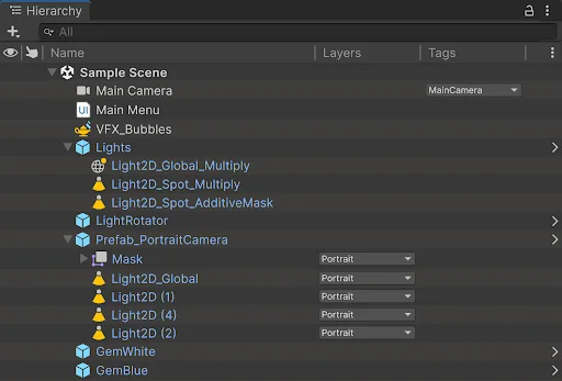 Unity's new Hierarchy window